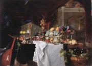 Jan Davidz de Heem Table with desserts USA oil painting reproduction